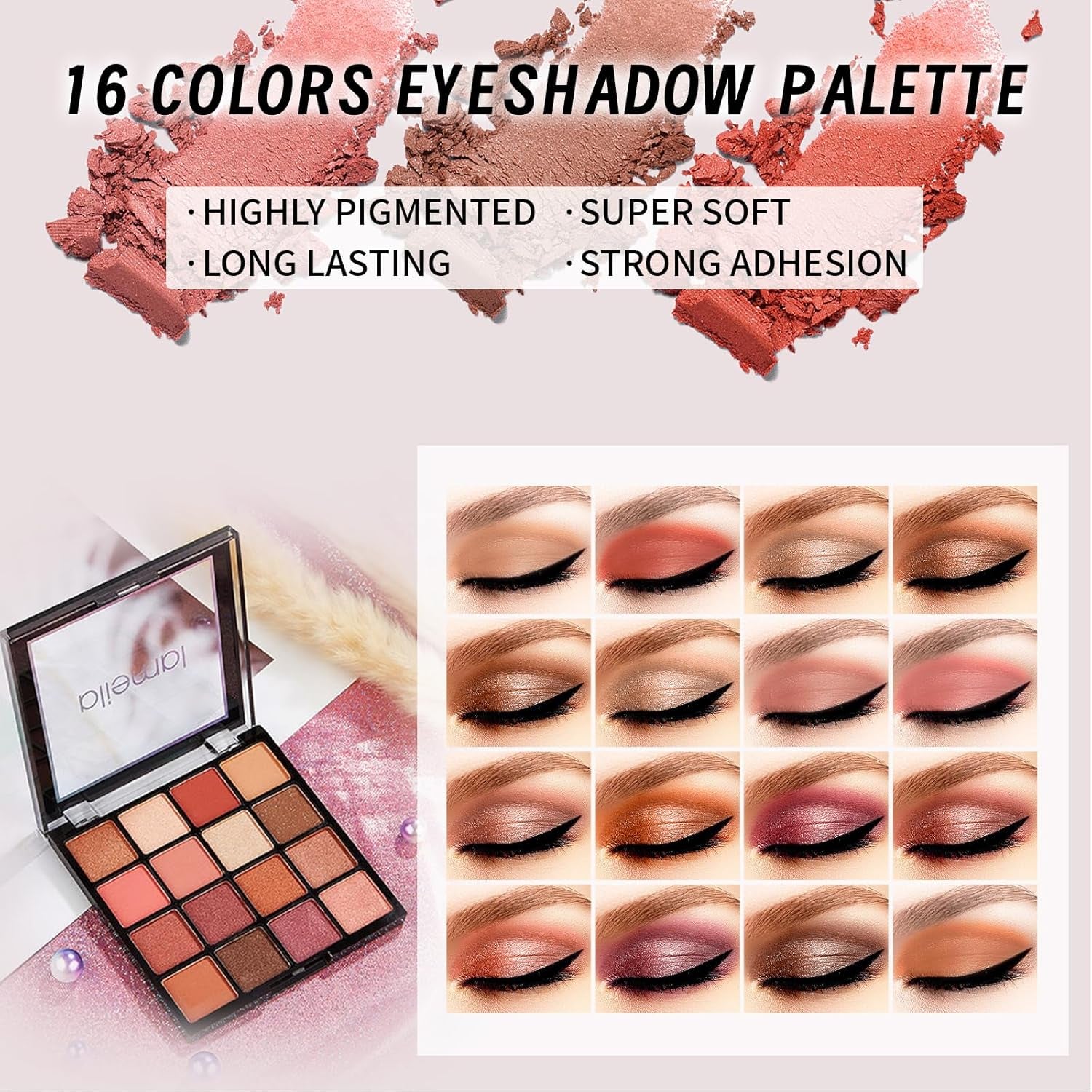 Makeup Set for Girls Teens Women, Full Face Makeup Kit, Travel Makeup Kit, Makeup Present Set, Eyeshadow Foundation, Blusher Counter Stick, Pencil Eyeliner Lip Gloss, Makeup Brushes Sponge Bag