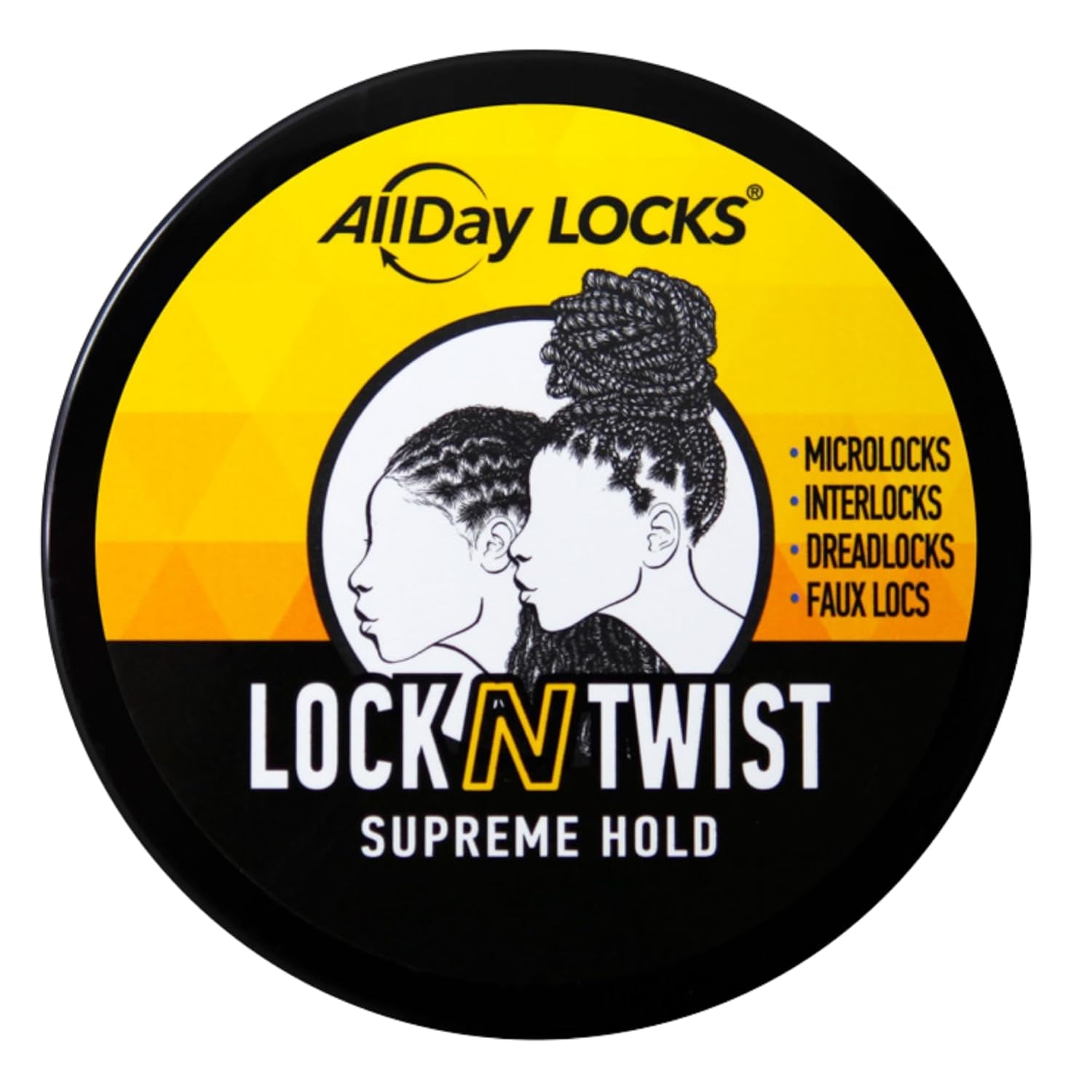 Lock N Twist | Locking Gel, Re-Twist Locks, Supreme Hold | Smooths & Tames Frizz, Flake Free, Soft Finish | 5 Oz