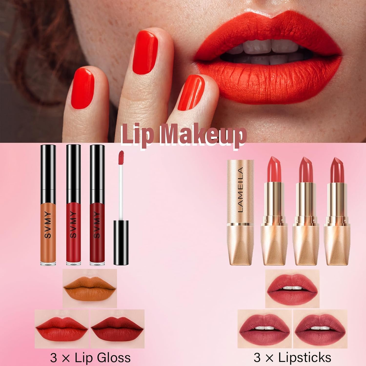 Makeup Set for Women, Makeup Kit for Beginners Teen Girls, Makeup Gift Set for Teens, Makeup Kit for Girls, Makeup for Teens, Makeup Bundle, Eyeshadow Palette, Lip Gloss, Face Makeup, Eye Makeup