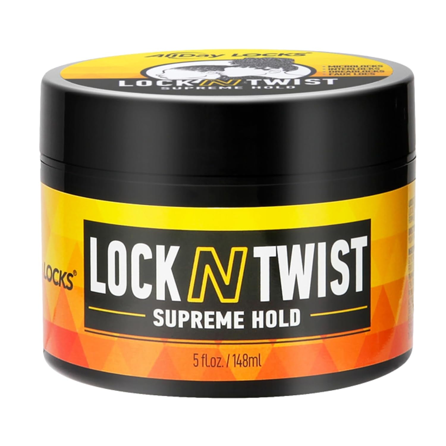Lock N Twist | Locking Gel, Re-Twist Locks, Supreme Hold | Smooths & Tames Frizz, Flake Free, Soft Finish | 5 Oz