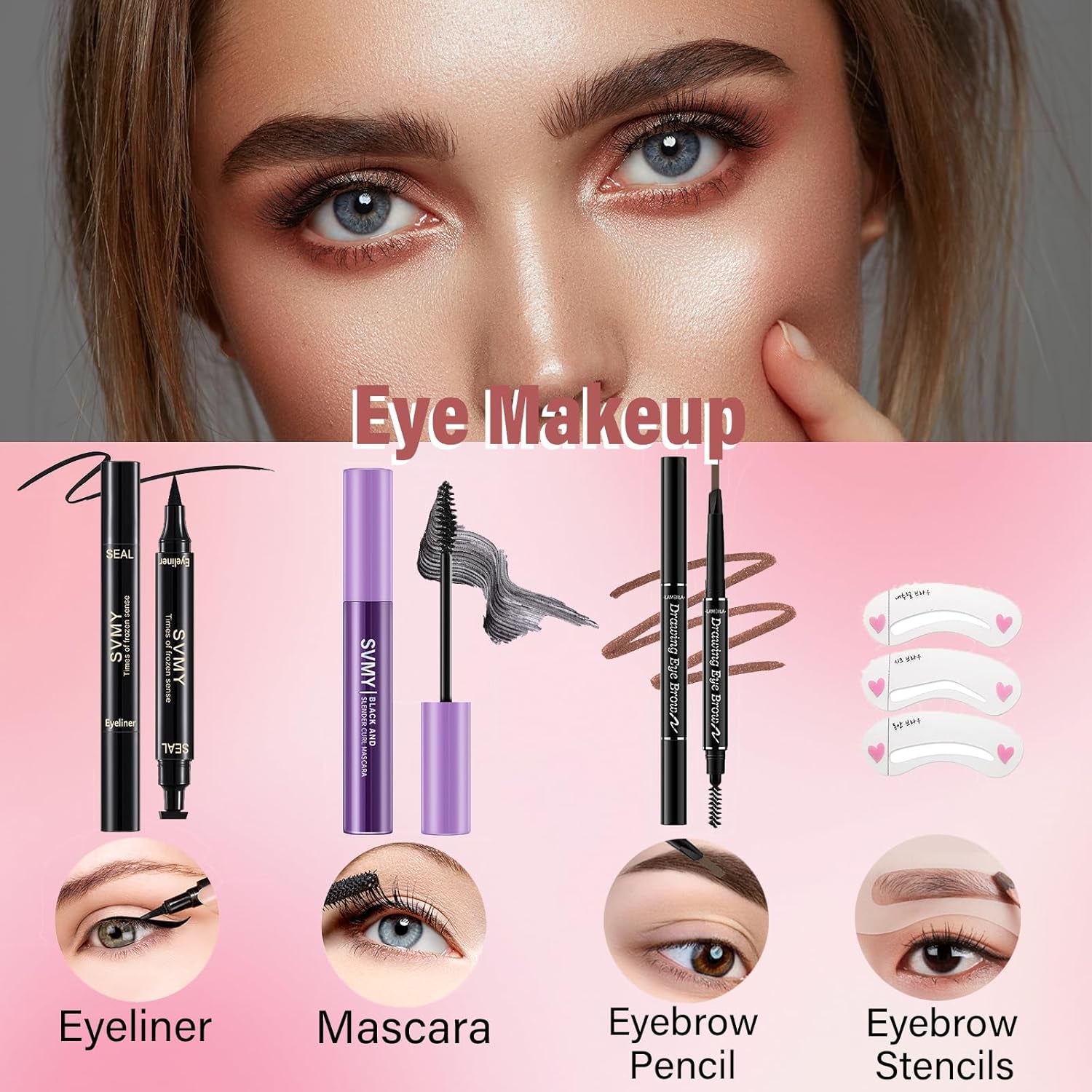 Makeup Set for Women, Makeup Kit for Beginners Teen Girls, Makeup Gift Set for Teens, Makeup Kit for Girls, Makeup for Teens, Makeup Bundle, Eyeshadow Palette, Lip Gloss, Face Makeup, Eye Makeup